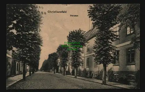 134424 AK Christiansfeld 1912 Strasse