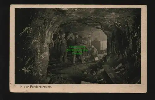 132750 AK Liegnitz Grube Bergbau Steinkohle 1921 Unser Oberschlesien