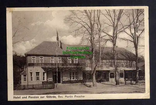132456 AK Hotel Pension zur Göhrde 1930 Lüneburge Heide Forst Dahlenburg Land