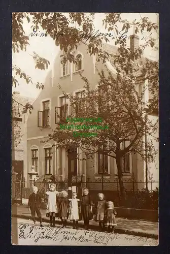 130183 AK Bünde Westf. 1912 Fotokarte Wohnhaus 7 Kinder