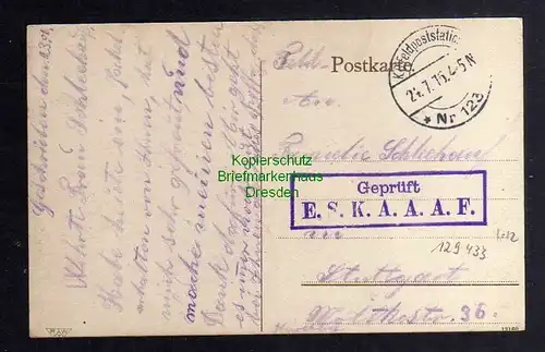 129433 AK Saverne Zabern Elsass 1916 Neue Kasernen Zensur nach Stuttgart