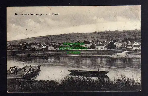 129502 AK Neumagen a. d. Mosel 1906 Fähre  Neumagen-Dhron