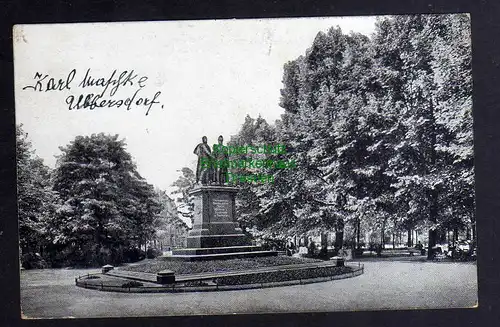 128945 AK Katowice Kattowitz Zwei Kaiser Denkmal am Wilhelmsplatz 1917