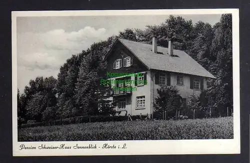 128548 AK Hörste Lage Pension Schweizer Haus Sonnenblick Post Pivitsheide