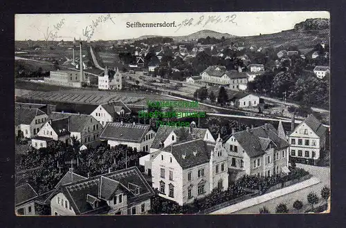 128214 AK Seifhennersdorf 1908 Bahnhof Fabrik Straße Wohnhäuser