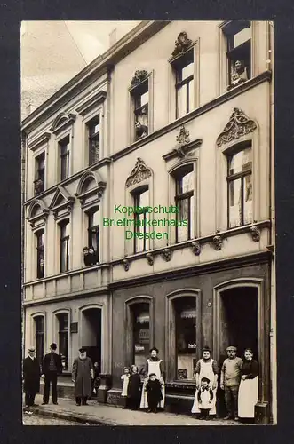 127981 AK Mülheim am Rhein Köln 1909 Fotokarte markantes Haus Nr. 53 + Nr. 51