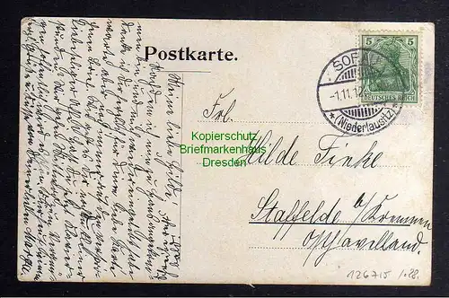 126715 AK Sorau Zary Gasthof zum deutschen Kaiser 1912