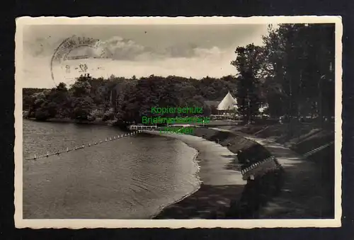 124240 AK Walcz Deutsch Krone Pommern 1942 Partie am Strandbad