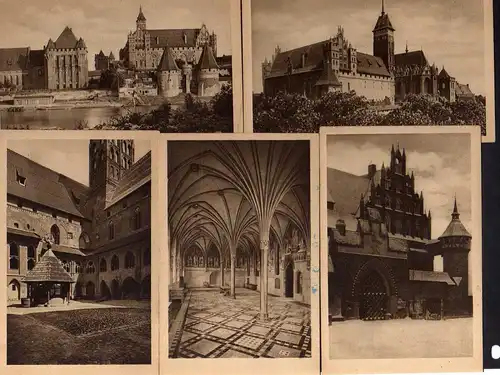 120639 5 AK Marienburg Westpreußen um 1930 Hochschloss Haupthaus Ritterorden Kre