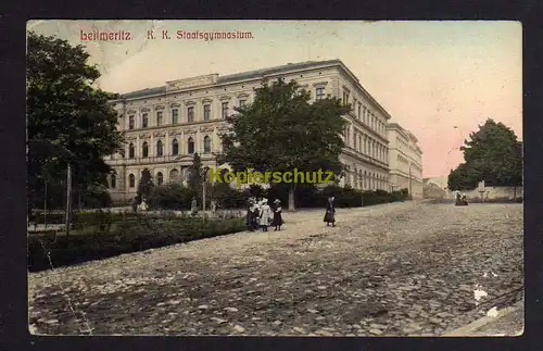 120310 AK Leitmeritz Litomerice K. K. Staatsgymnasium 1908