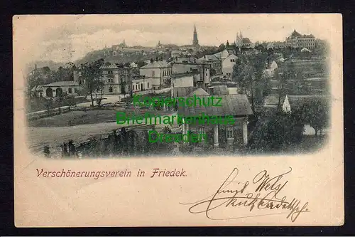 117374 AK Friedeck Frydek-Mistek Panorama 1897