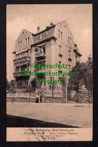 117265 AK Bad Kissingen 1926 Villa Habsburg Menzelstraße 8