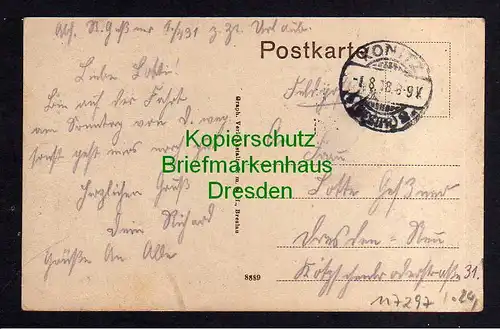 117297 AK  Konitz Westpreußen 1918 Schlochauer Chaussee Beamtenhäuser