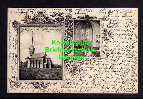 115928 AK Benz Pommern Kirche Verlag Bartelt Cammin i. P.