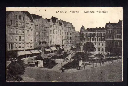 113304 AK Lemberg Lwow Wallgasse 1915