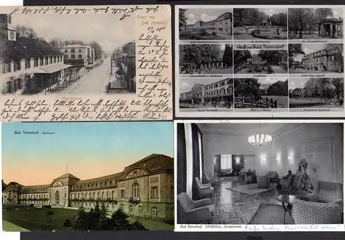 103220 4 AK Bad Nenndorf Hotel Schlößchen Lesezimmer Hauptstrasse 1905 Badehaus