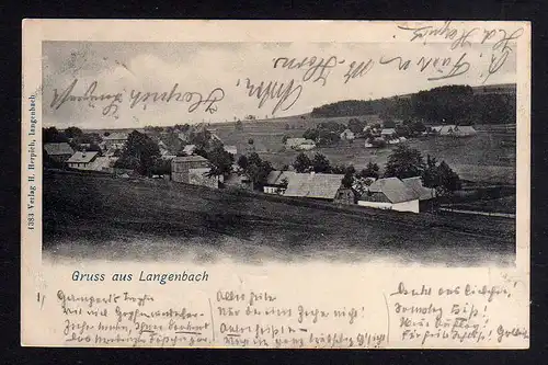 102872 AK Langenbach 1906 Bayern