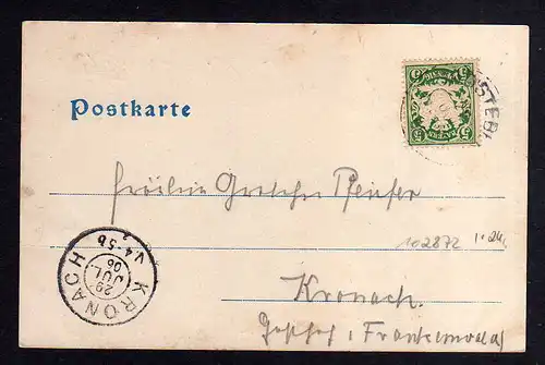 102872 AK Langenbach 1906 Bayern