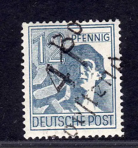 h3081 Handstempel Bezirk 41 Borstendorf 12 Pfennig * gepr. BPP 170