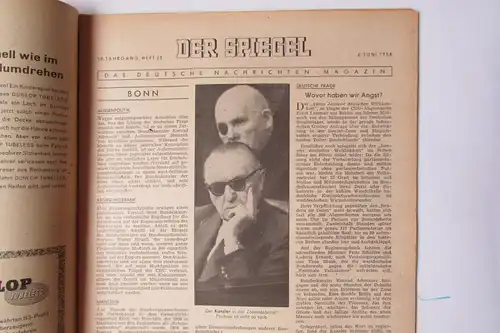 Der Spiegel 1956 10. Jahrgang Nr. 23 Wilhelm Vocke Bank Deutscher Länder