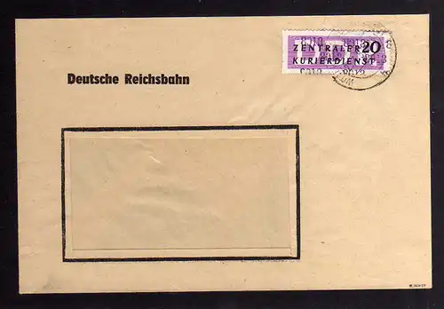 B1457 DDR ZKD 11 Kontrollzahl 8018 Brief Wittenberg geprüft BPP Deutsche Reichsb