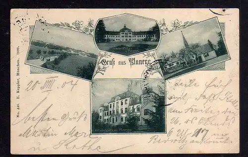 99950 AK Planegg Volksheistätte Kirche 1904