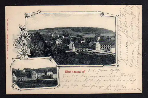 99241 AK Oberfrauendorf Fachwerkhäuser 1907