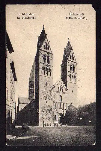98483 AK Sélestat Schlettstadt St. Fideskirche 1913