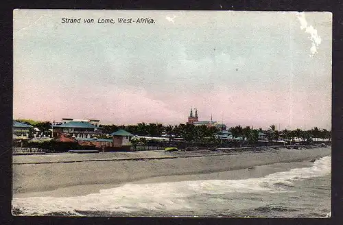 95116 AK Strand in Lome West Afrika um 1910