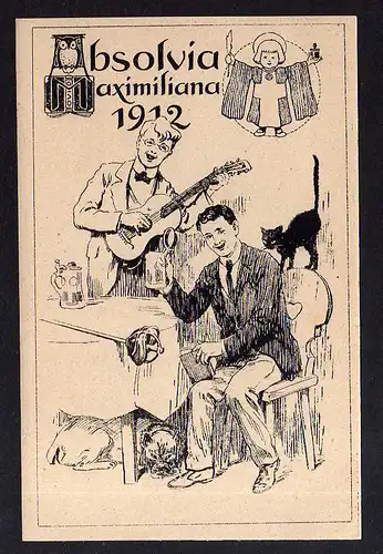 93706 AK Studentika Absolvia Maximiliana München 1912