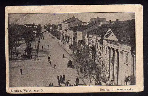 93825 AK Siedlce Warschauer Straße 1916 Feldpost