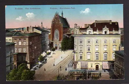 93330 AK Krakow Krakau Dominikaner Platz 1914