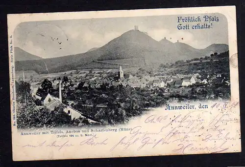 92745 AK Annweiler am Trifels 1898 Anebos Scharfenberg Münz