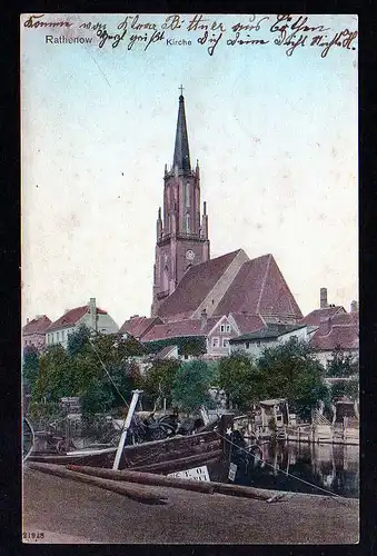 87131 AK Rathenow Kirche 1907