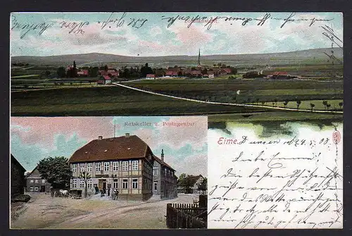 83762 AK Elme Ratskeller Postagentur Gasthaus 1908