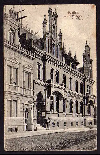 79856 AK Genthin Kaiserl. Postamt 1925