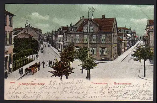 79035 AK Kaiserslautern Pirmasenserstraße Mozartstraße 1904