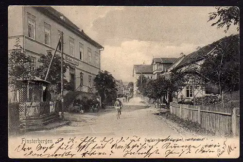 78307 AK Finsterbergen Dorfstraße Gasthof zur Tanne 1905