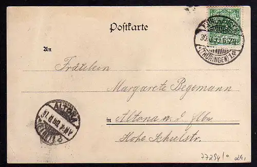 77294 AK Mühlhausen Thüringen Lindenbühl 1899