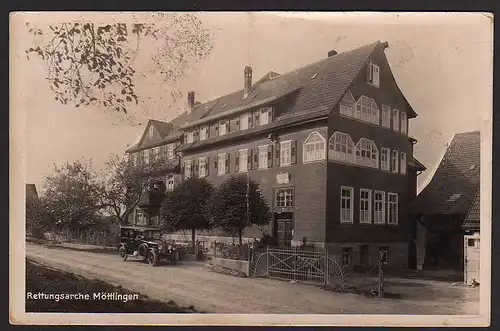 39993 AK Möttlingen bei Bad Liebenzell 1928 Fotokarte Rettungsarche