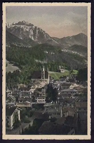 34076 AK Berchtesgaden vom Soleleitungsweg, ungelaufen, datiert 1946