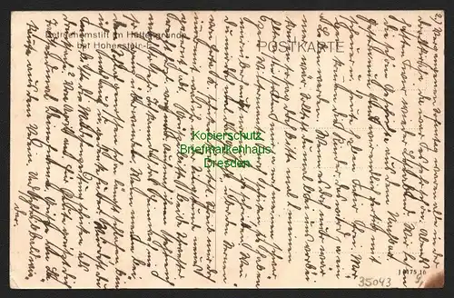 35043 AK Bethlehemstift im Hüttengrund bei Hohenstein-Ernstthal Waldhaus um 1920