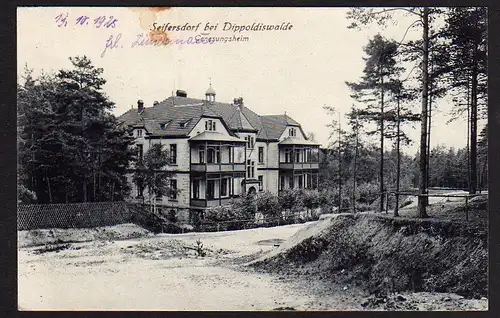 35175 AK Seifersdorf bei Dippoldiswalde 1925 Genesungsheim