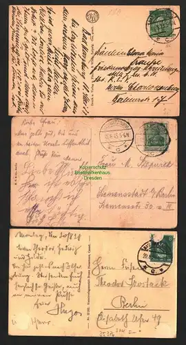 35326 3 AK Bad Harzburg 1923 Ettershaus 1915 Panorama 1928