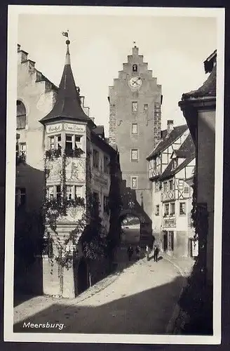 34098 AK Meersburg Gasthaus Zum Bären 1927, gelaufen  , datiert 30/6/27