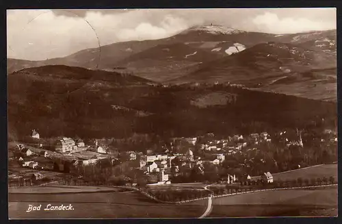 35069 AK Bad Landeck i. Schlesien 1926 Panorama