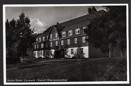 35188 AK Kurort Oberwiesenthal Hotel Rotes Vorwerk 1940