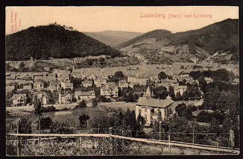 29947 AK Bad Lauterberg im Harz vom Kirchberg, ungelaufen , datiert 1906