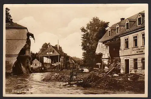 29415 AK Berggießhübel Bau und Möbeltischlerei Unwetterkatastrophe 8. Juli 1927