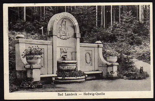 29730 AK Bad Landeck 1929 Hedwig Quelle Ladek-Zdroj